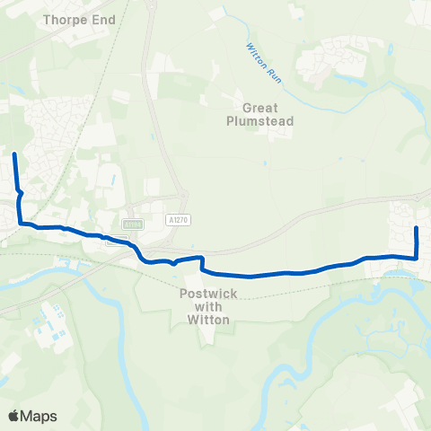Simonds Berryfields - Laundry Lane map