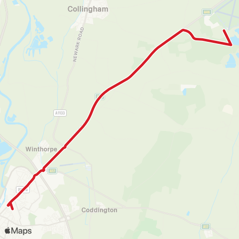 National Express  map