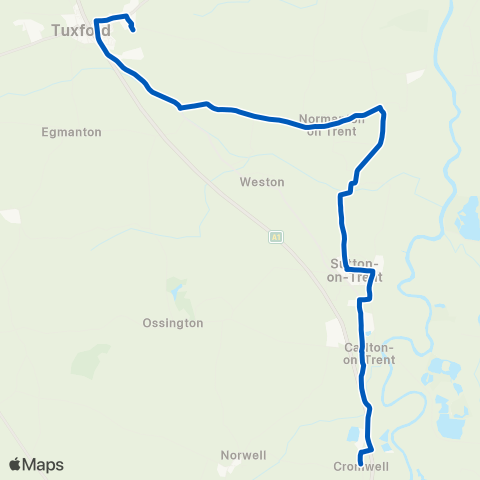 Marshalls of Sutton on Trent  map