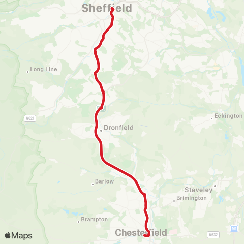 National Express  map