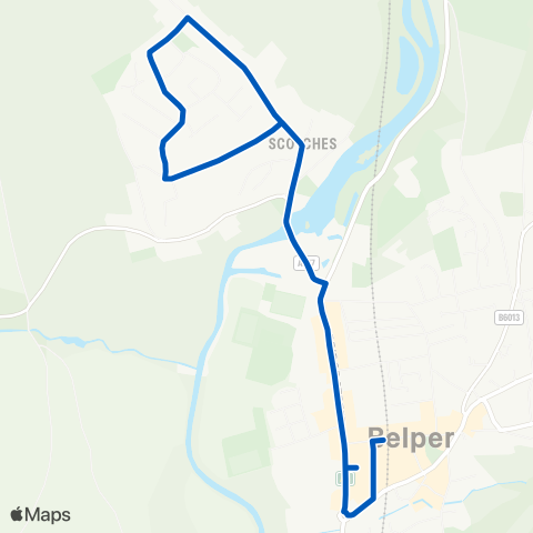Notts and Derby  map