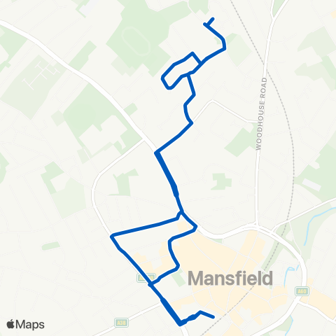 Nottinghamshire CCFS  map