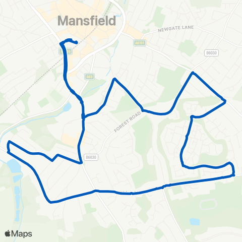 Nottinghamshire CCFS  map