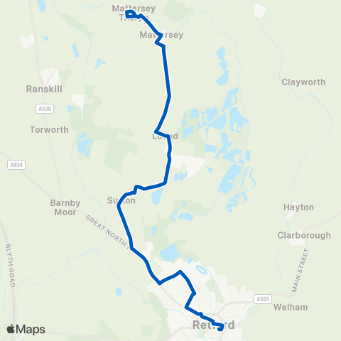 Nottinghamshire CCFS  map