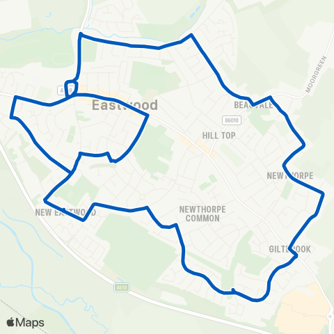 Nottinghamshire CCFS  map