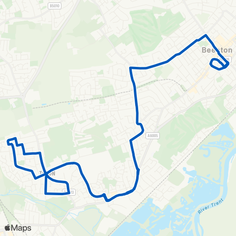 Nottinghamshire CCFS  map