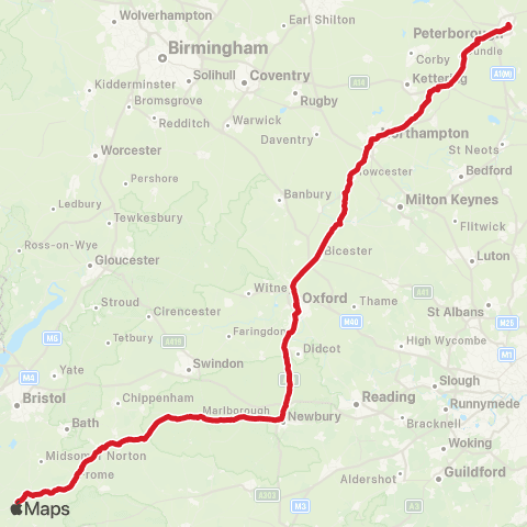 National Express Glastonbury Festival Coach Pk - Queensgate Bus Sta map