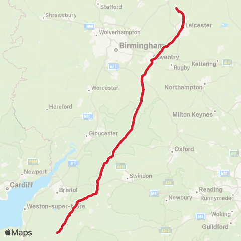 National Express Glastonbury Festival Coach Pk - The Rushes map