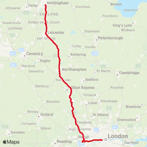 National Express Victoria Coach Sta - Broad Marsh Bus Sta map
