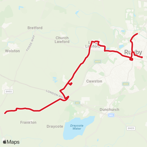 National Express Accessible Transport  map