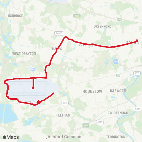 National Express  map