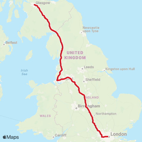 National Express Victoria Coach Sta - Liverpool One Bus Sta map
