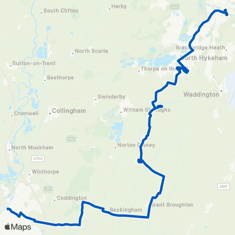 PC Coaches Newark Bus Station - Central Bus Station map