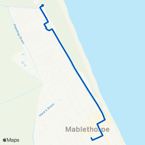 PC Coaches North End Car Park - Bus Station map