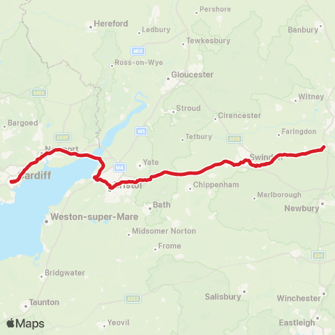 National Express Sophia Gardens - Truck Festival Steventon map