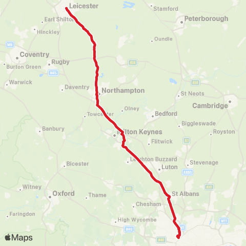 National Express St Margaret's Bus Sta - Wembley Stadium Pink Coach Parking S Way map