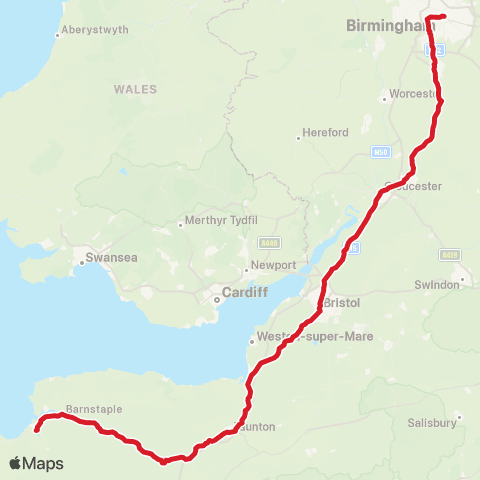 National Express Birmingham Coach Sta - Victoria Pk Coach Stop map