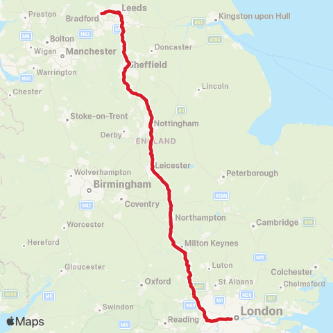 National Express Victoria Coach Sta - Nelson Street N2 map