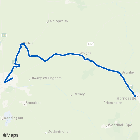 PC Coaches Waitrose - Queen Elizabeth School Bus Pk map