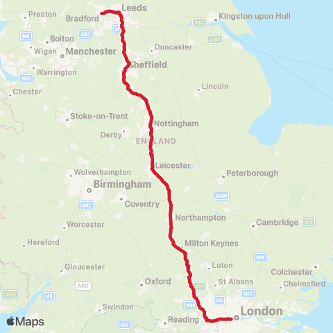 National Express Victoria Coach Sta - Nelson Street N2 map