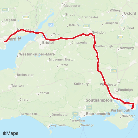 National Express The Hard Interchange - Sophia Gardens map