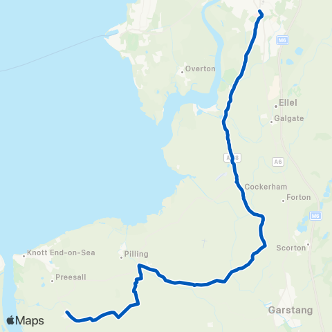 Kirkby Lonsdale Coaches  map