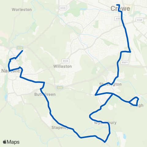 Mikro Coaches Bus Station - Sainsbury's map