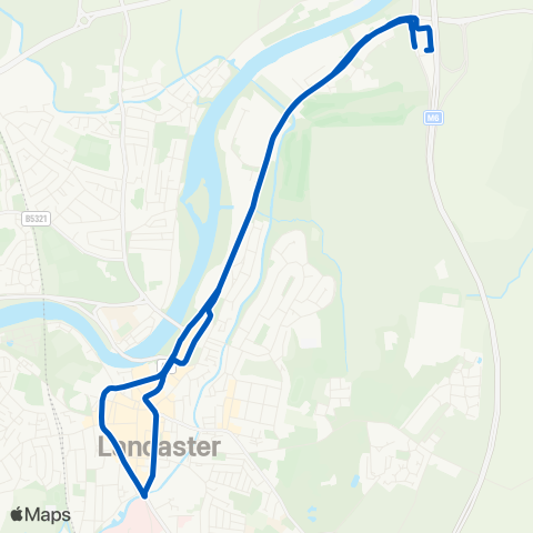 Kirkby Lonsdale Coaches  map