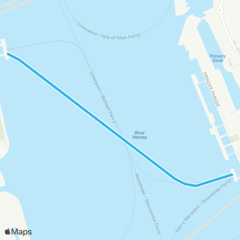 Mersey Ferries Seacombe Ferry Term - Gerry Marsden Ferry Term map