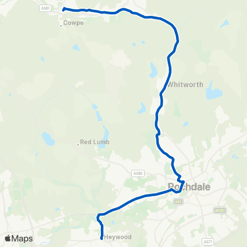 Moving People Market St - Bacup & Rossendale Grammar Sch map