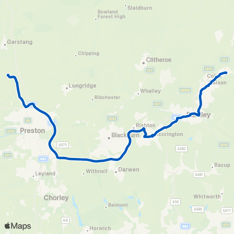 Moving People College - Bus Station map