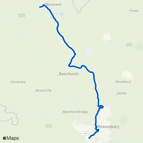 Lakeside Coaches Bus Station - Crossroads map