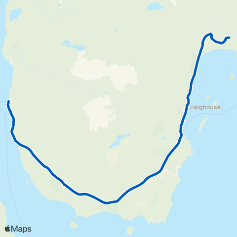 Garelochhead Minibuses & Coaches Small Isles School - Ferry Terminal map