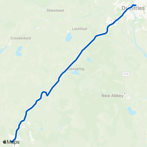 Houston's Minicoaches Loreburne Centre - High School map