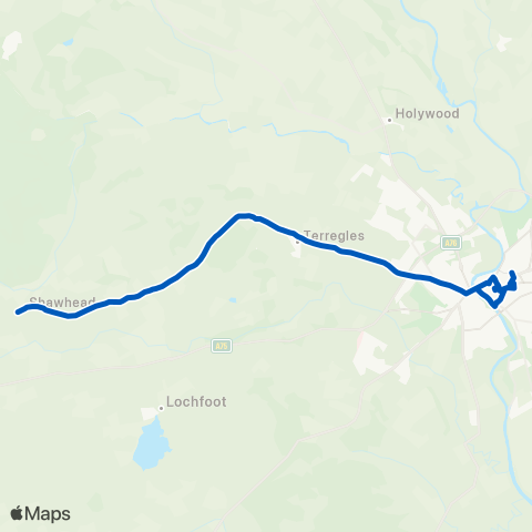 Houston's Minicoaches Whitesands - Village map