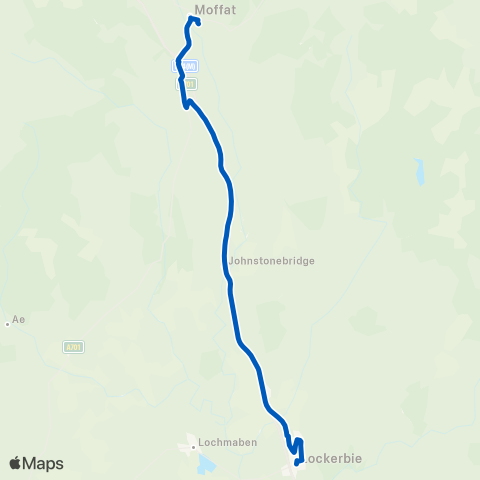 Houston's Minicoaches High Street - Crown Inn map