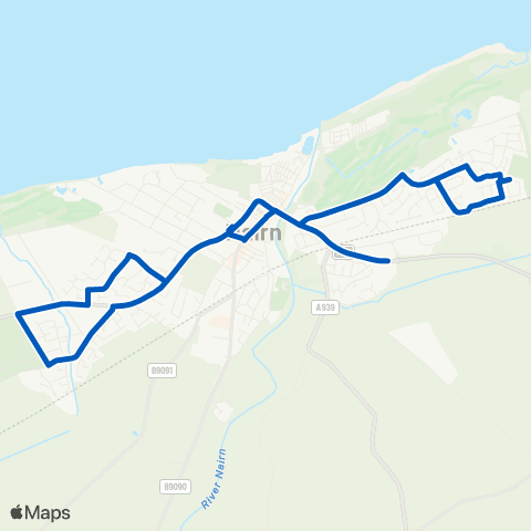 Highland Council Sainsbury's - Sainsburys map