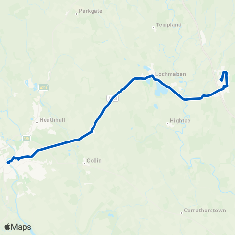 Houston's Minicoaches Whitesands - Hill Court map