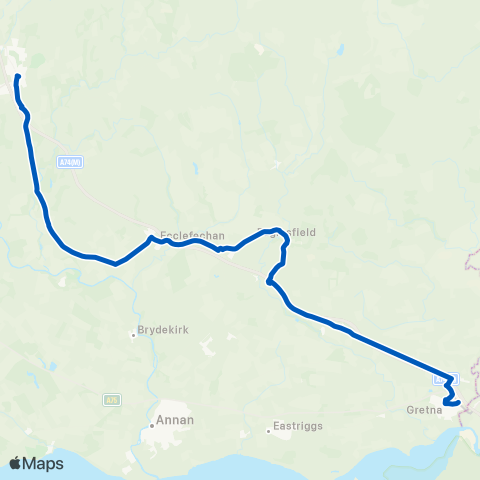 Houston's Minicoaches Broomhouses - Caledonia Park map