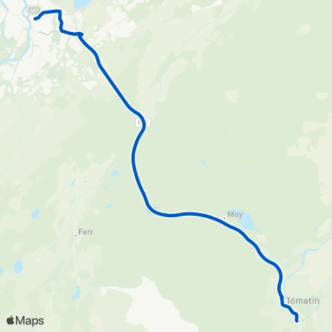 Highland Council Mill View - Falcon Sq map