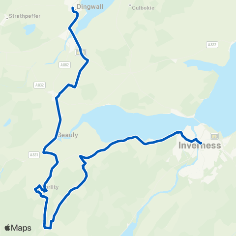 Highland Council Falcon Sq - Tesco map