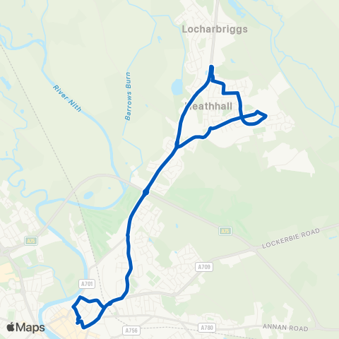 Houston's Minicoaches Great King St - Great King St map