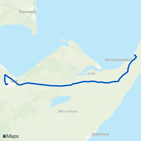 Highland Council Post Office - Medical Centre map