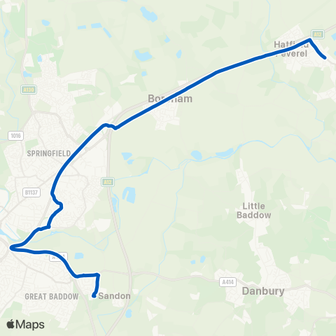 Fourways Coaches  map