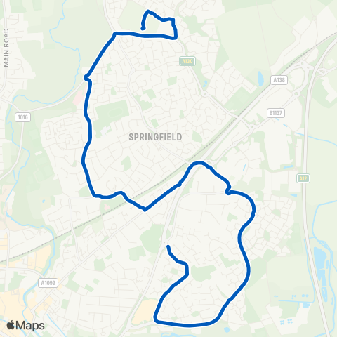 Fourways Coaches  map