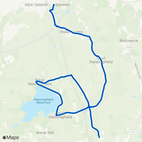 Fourways Coaches  map