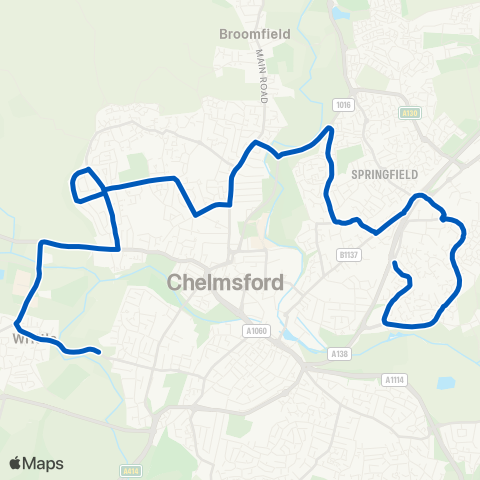Fourways Coaches  map