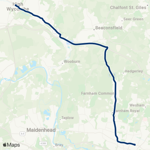 First Berkshire & The Thames Valley  map