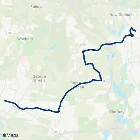 First Berkshire & The Thames Valley  map