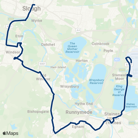 First Berkshire & The Thames Valley  map